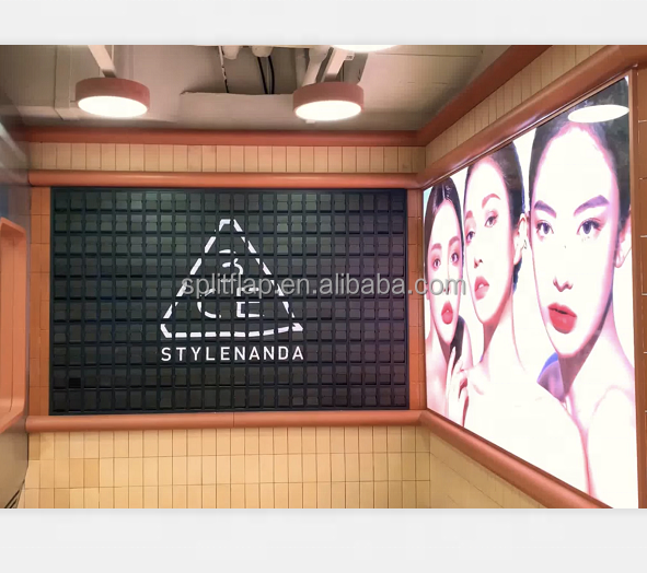 Custom Split Flap Display for Retail & Brand Stores | Creative Mechanical Display by TS Display