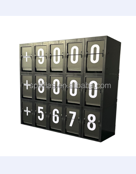 Demo of small split flap display