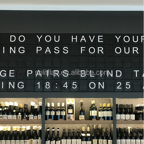 competitive price latest design of split flap display flip board