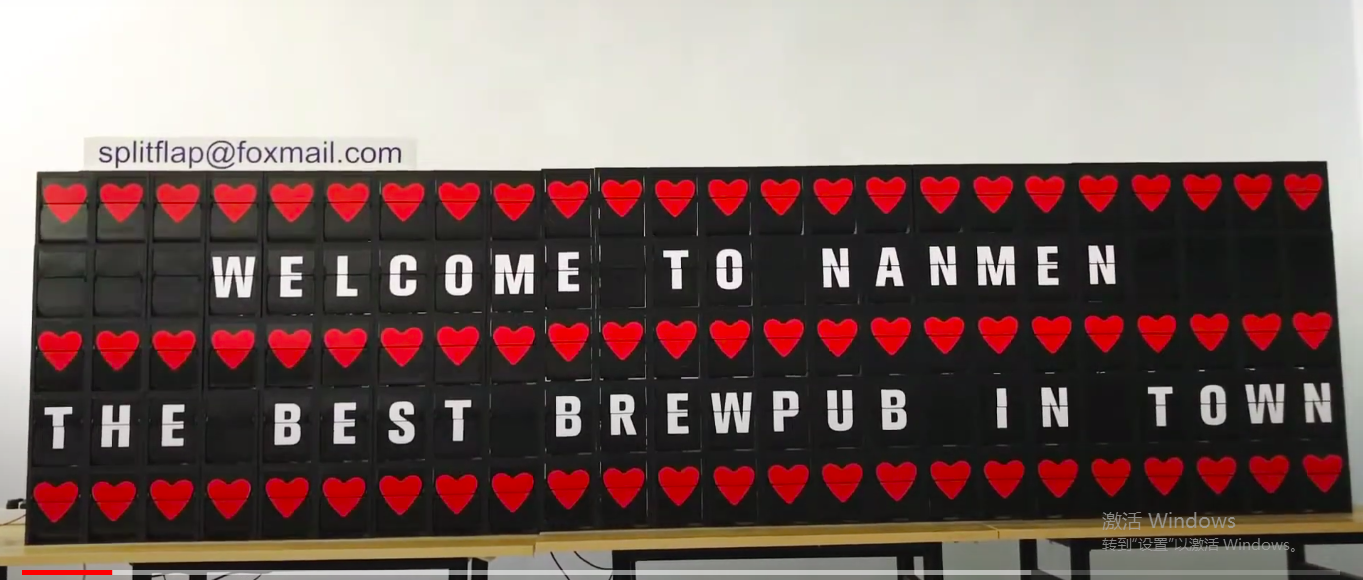 custom departure sign airport price split flap display