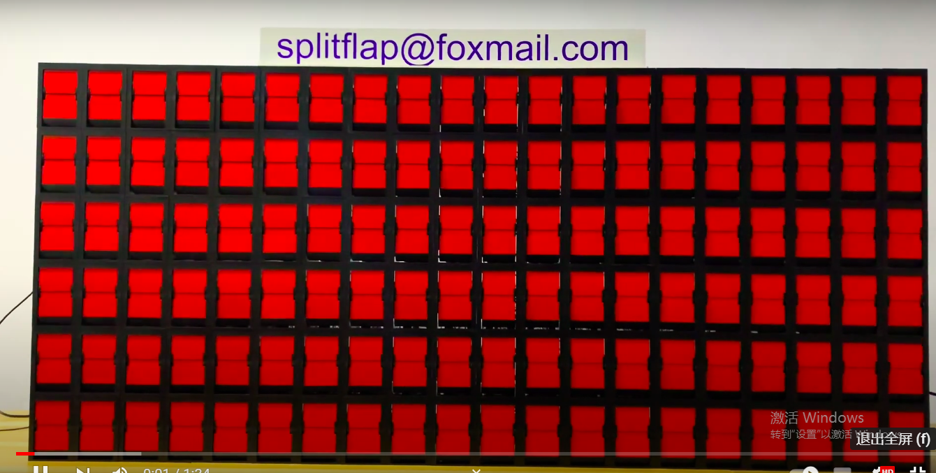 restaurant sign menu display board split flap display