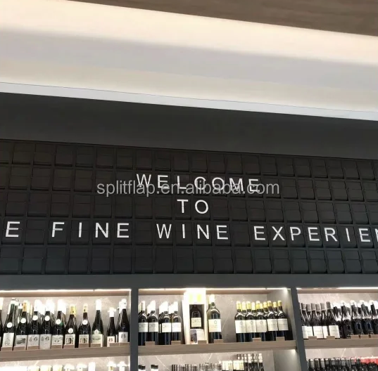 price split flap display flip disc display mechanical flip display