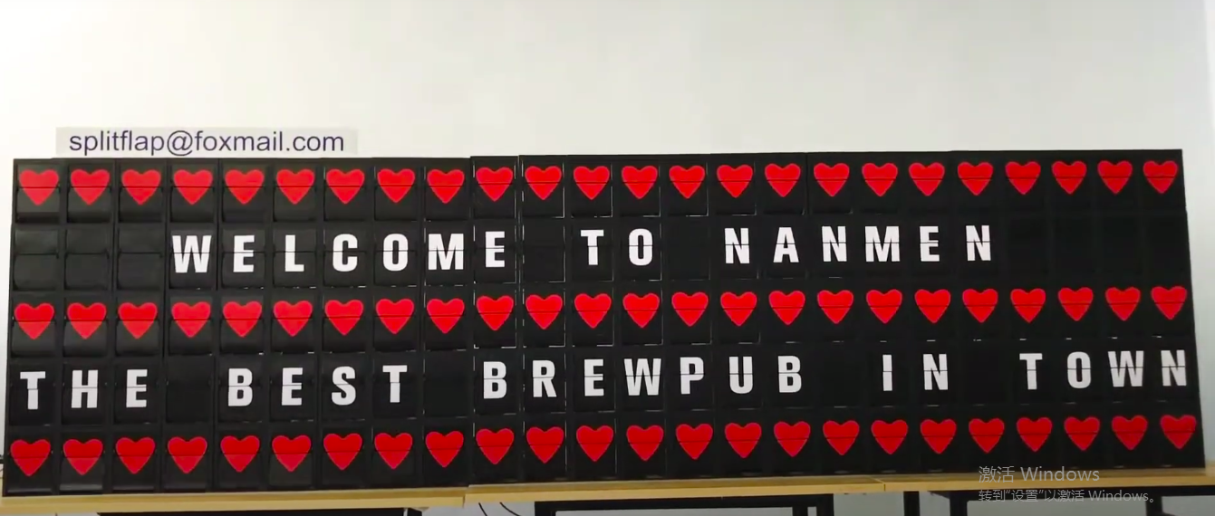 split flap display split flap display board split-flap display