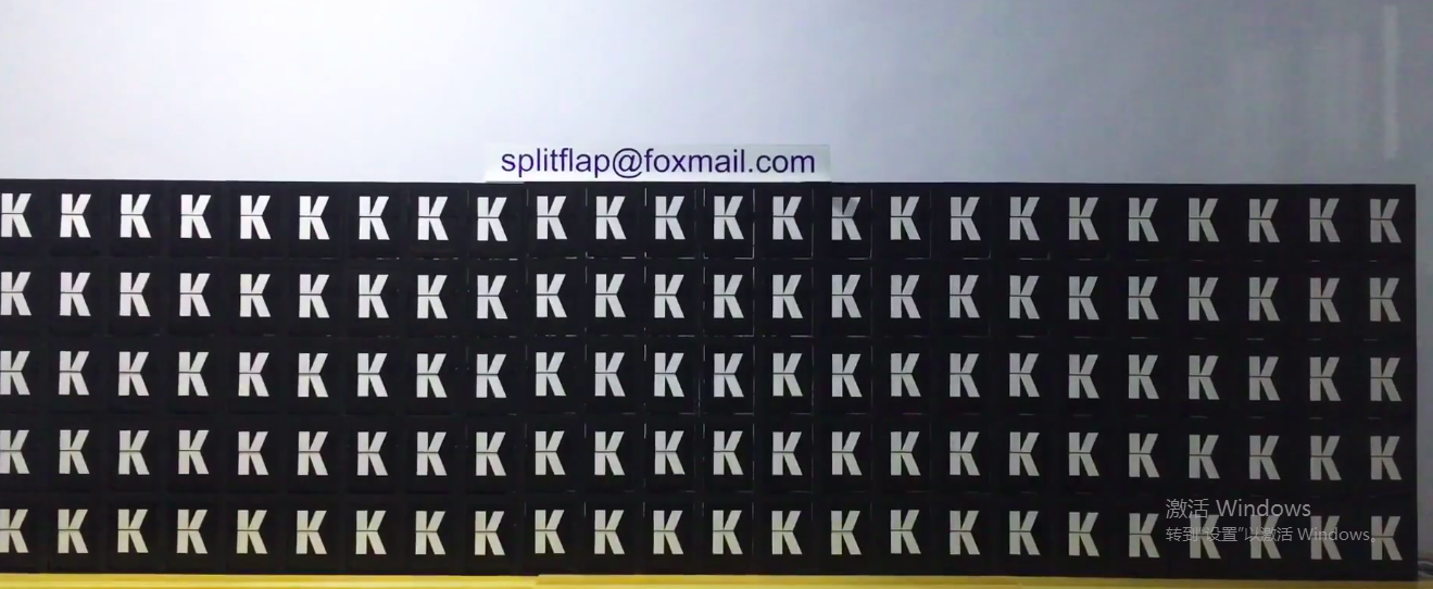 custom split flap display board flip board flaps board