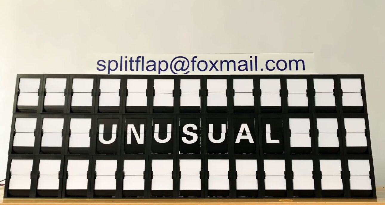 airport style information board automatic split flap display board