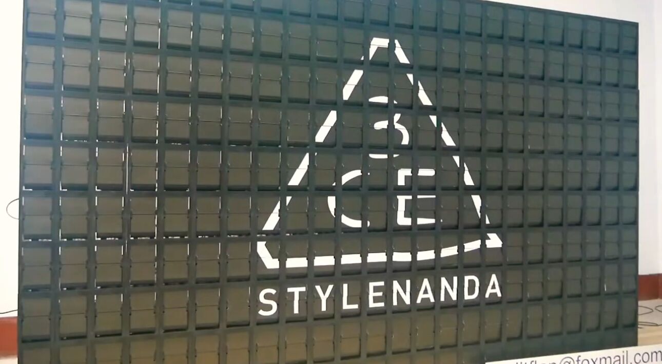 split flap flip message display