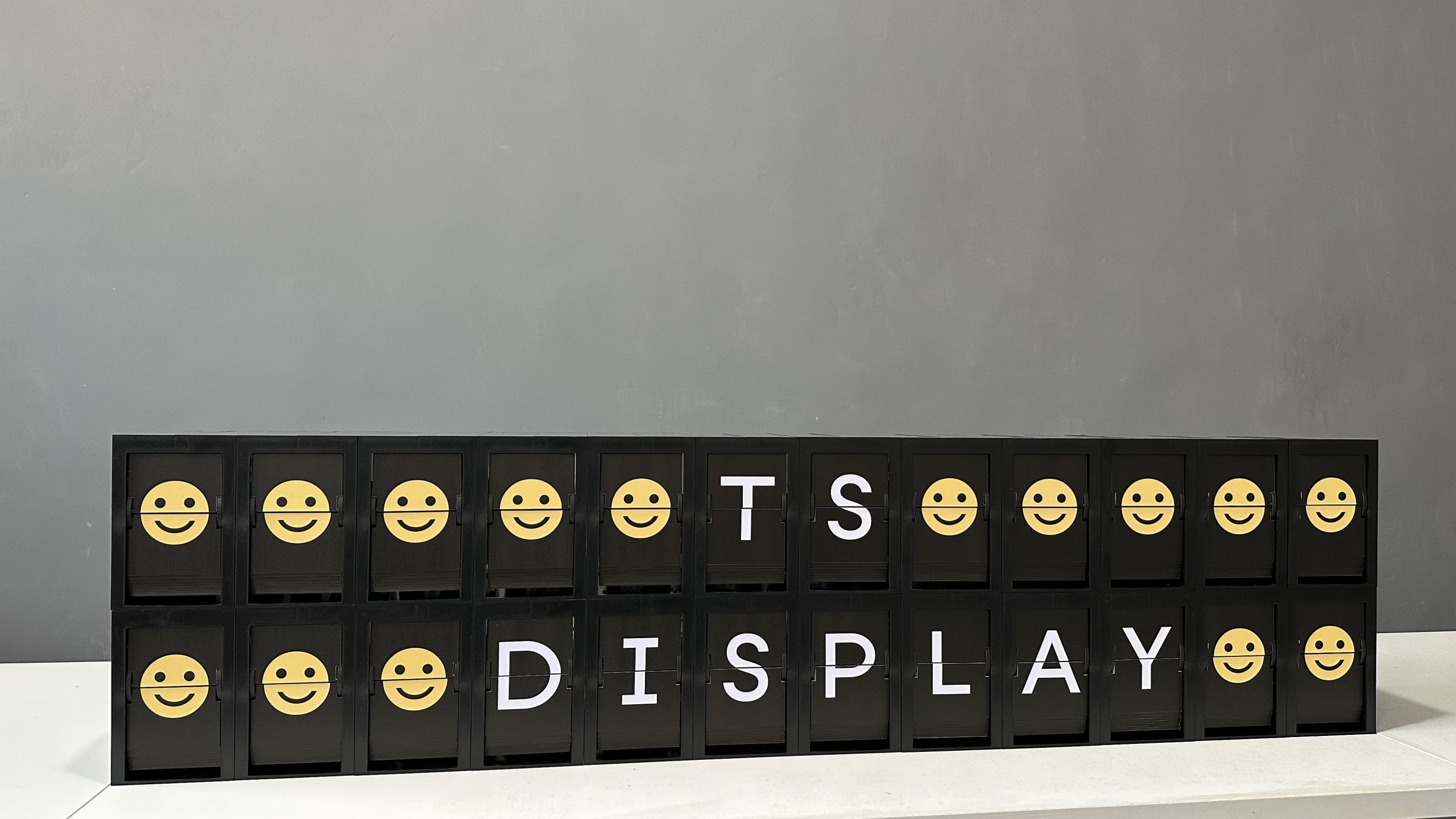 Custom Split Flap Display for Exhibition | 7-Day Delivery