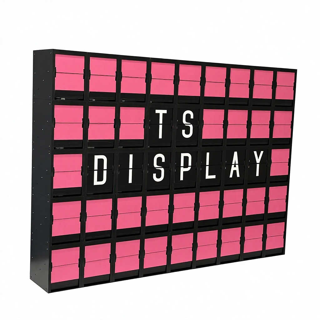 Custom Colored Flaps for Split Flap Display | Rainbow UV Printed Flaps