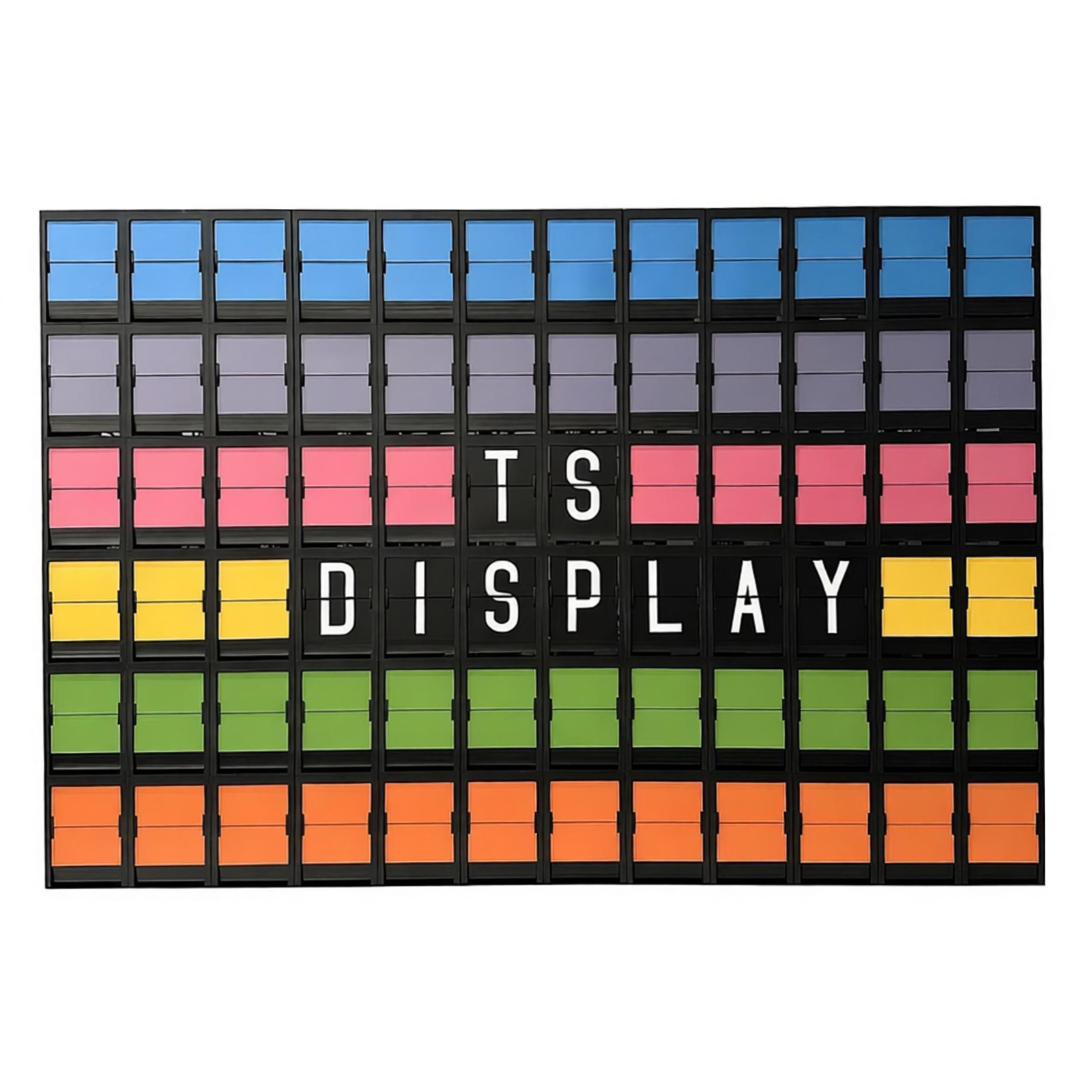 Colorful Split Flap Display Wall | Custom Mechanical Flip Display