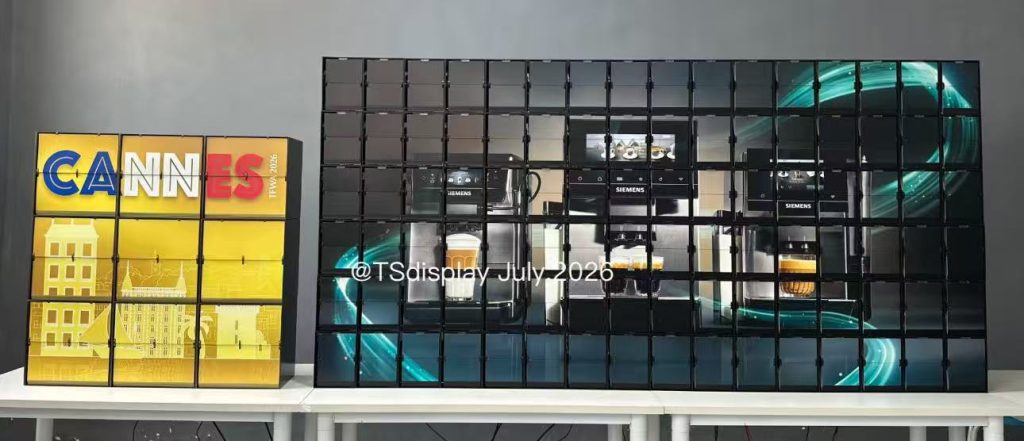 Lindt and Siemens Picture Flap Displays in TS Display Workshop