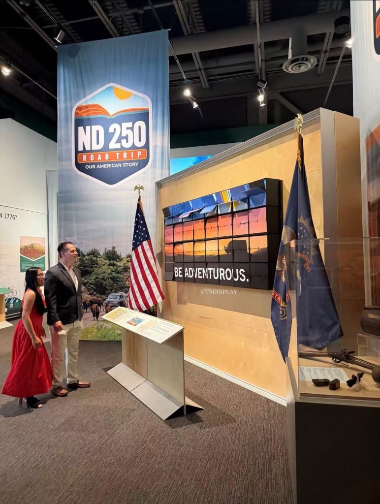 ND250 Picture Flap Display at the North Dakota Heritage Center & State Museum